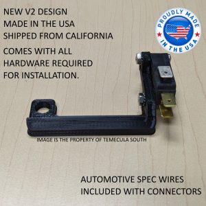 3D printed kickdown bracket with microswitch for Edelbrock carburetors and TH400 ST400 ST300 transmissions.