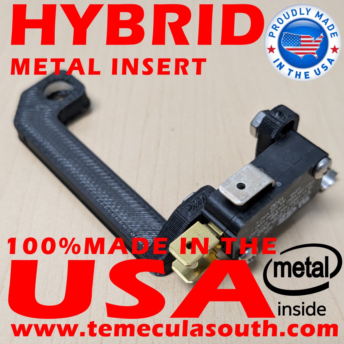 Metal Hybrid Black TH400 ST400 ST300 Kickdown Bracket and Microswitch for Edelbrock Carburetors